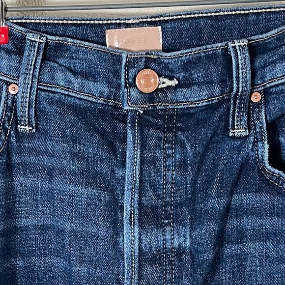 MOTHER The Curbside Flood Wide Straight Leg Jean In Yee Haw - Picture 9 of 16